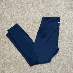 Deep navy lululemon leggings